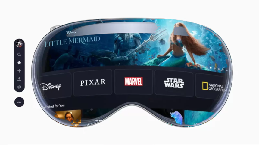 DIsney+ e Apple vision Pro